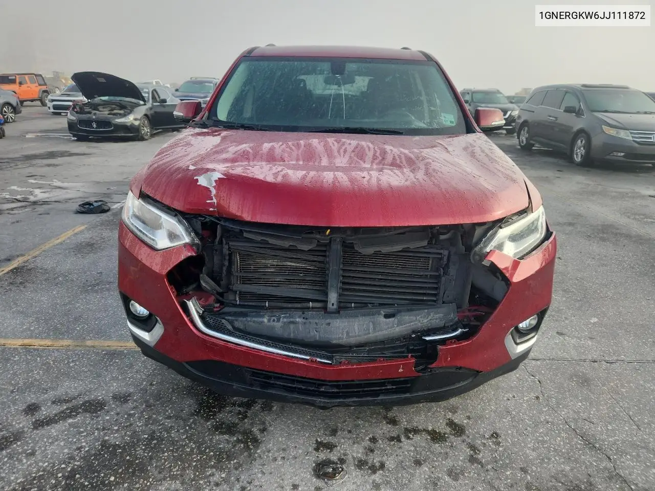 1GNERGKW6JJ111872 2018 Chevrolet Traverse Lt