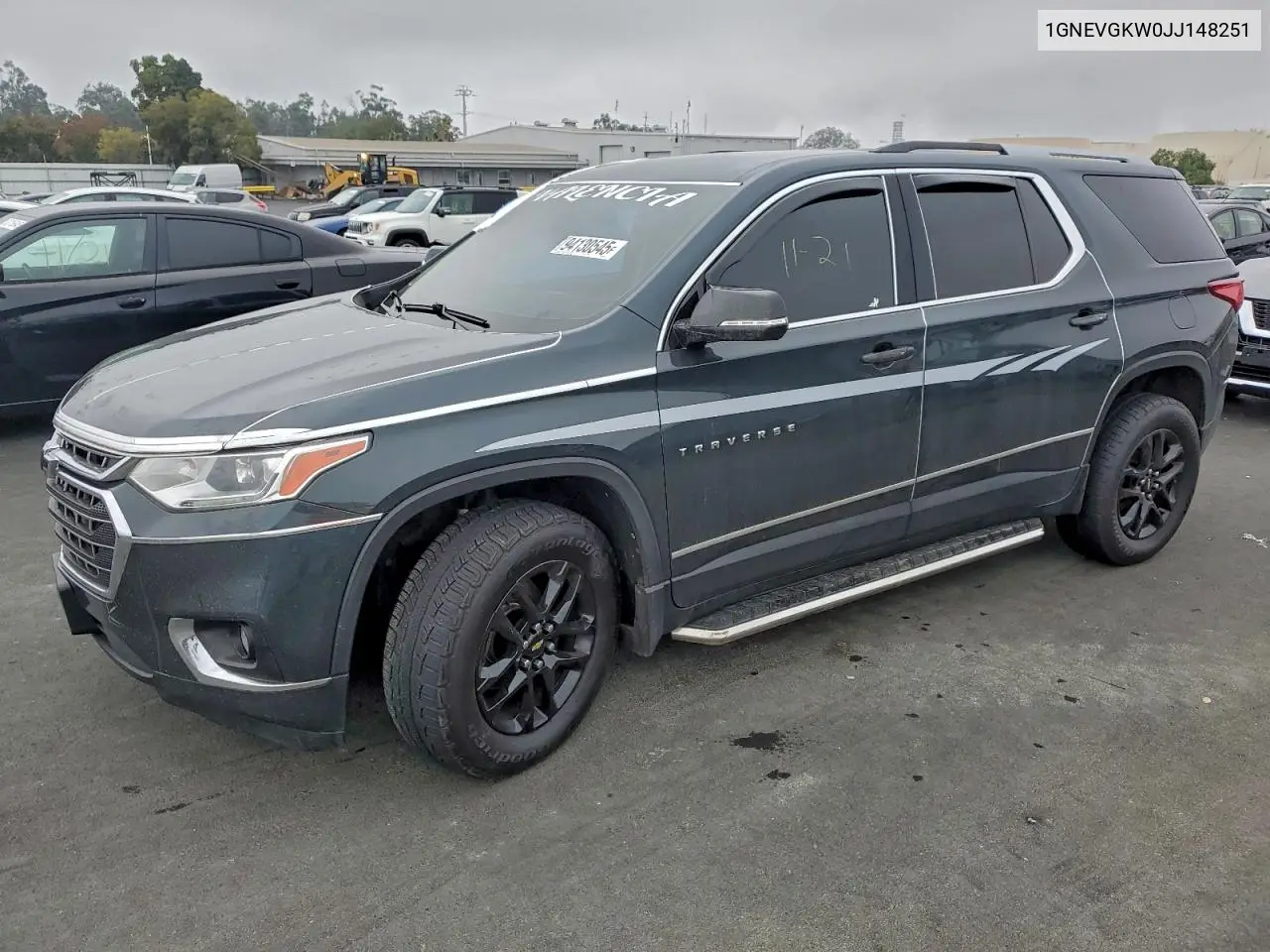 1GNEVGKW0JJ148251 2018 Chevrolet Traverse Lt