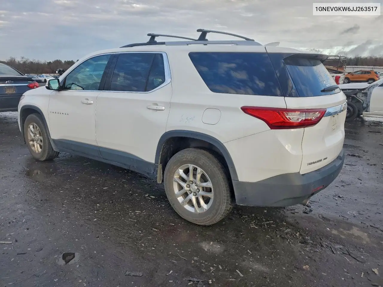 1GNEVGKW6JJ263517 2018 Chevrolet Traverse Lt