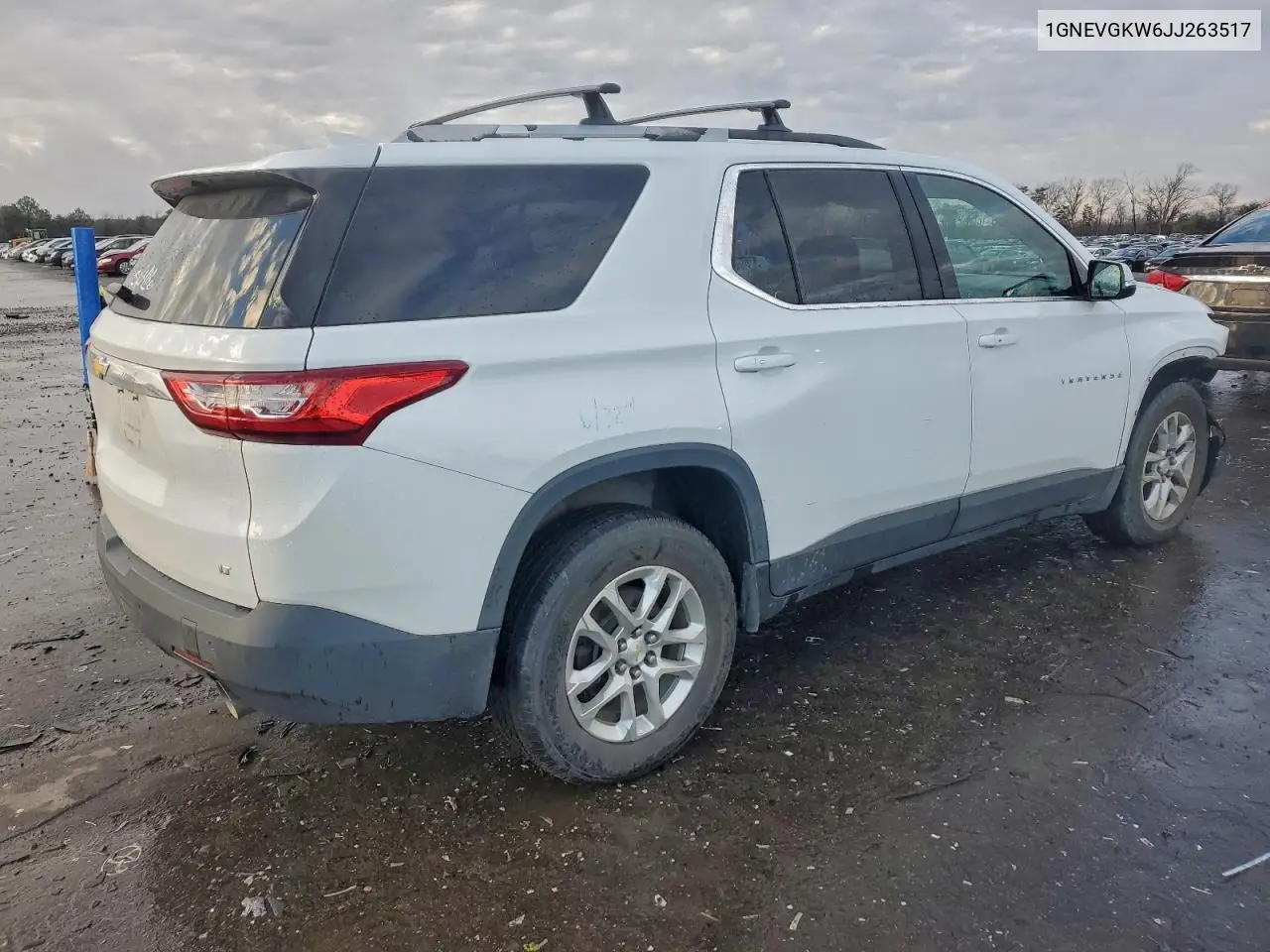 1GNEVGKW6JJ263517 2018 Chevrolet Traverse Lt