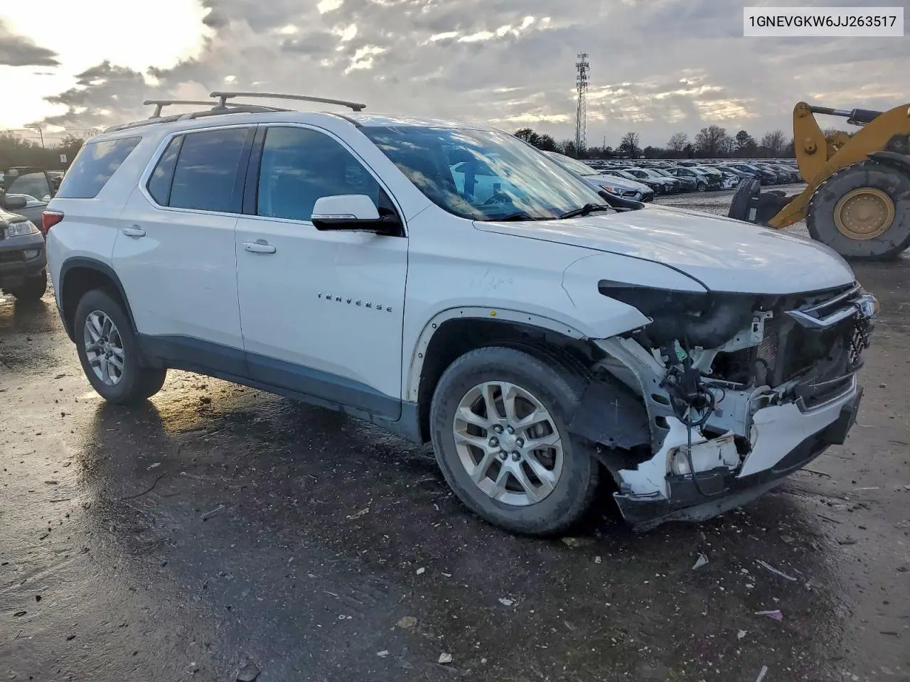 1GNEVGKW6JJ263517 2018 Chevrolet Traverse Lt