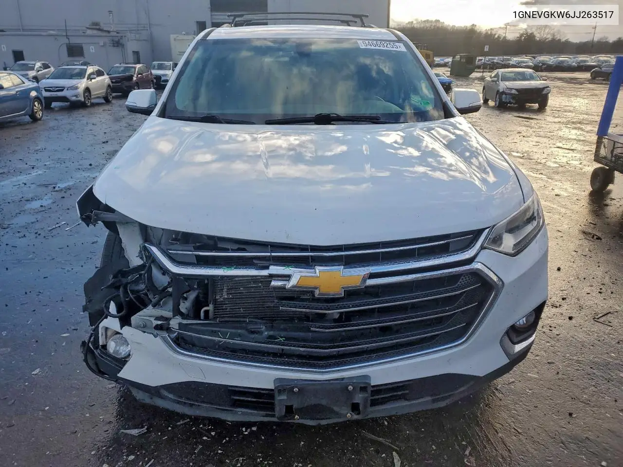 1GNEVGKW6JJ263517 2018 Chevrolet Traverse Lt
