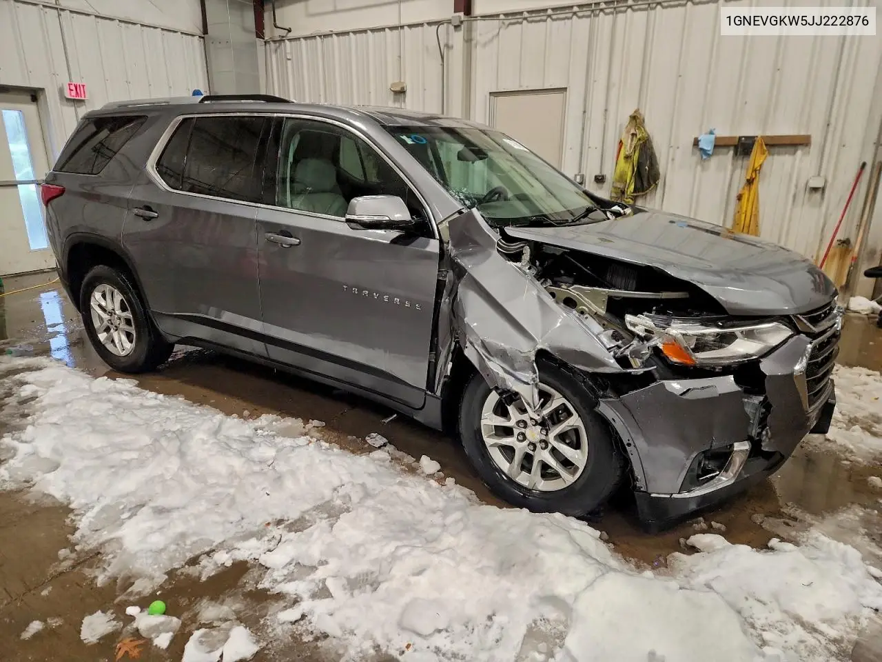 1GNEVGKW5JJ222876 2018 Chevrolet Traverse Lt