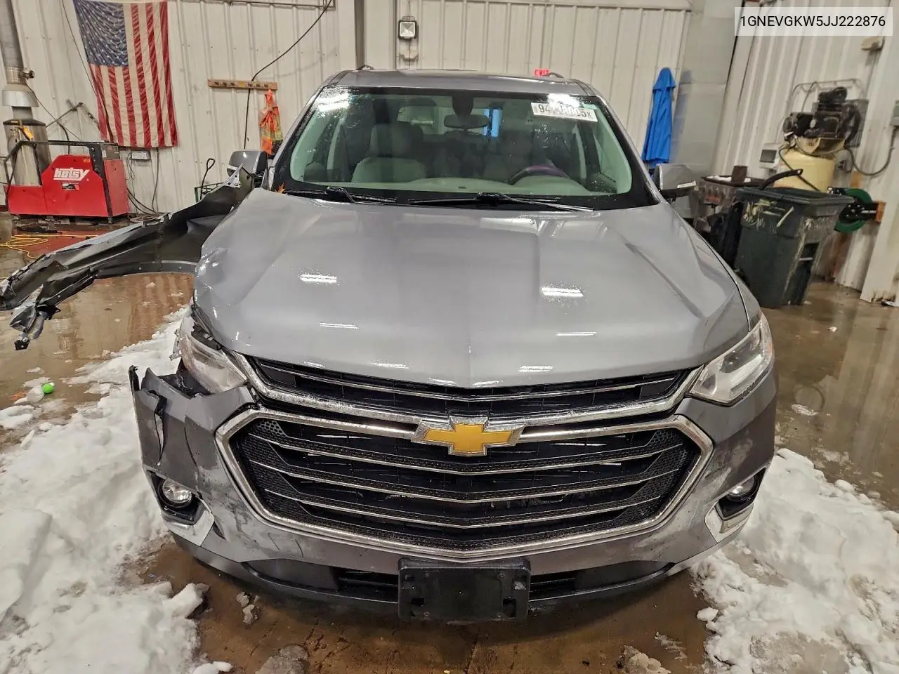 1GNEVGKW5JJ222876 2018 Chevrolet Traverse Lt