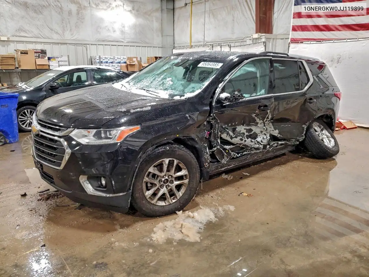 1GNERGKW0JJ119899 2018 Chevrolet Traverse Lt