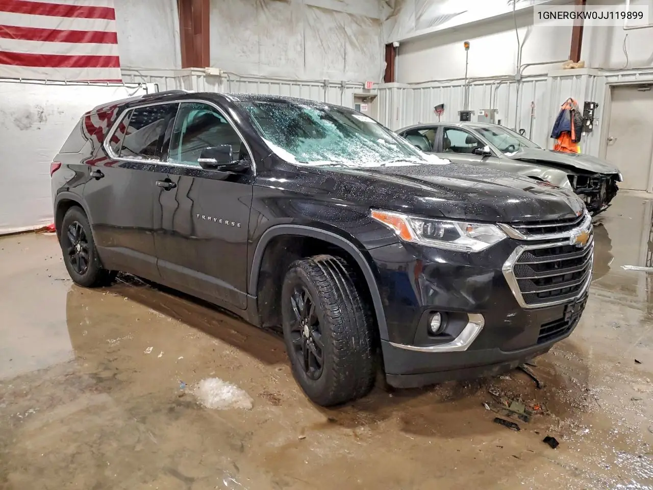 1GNERGKW0JJ119899 2018 Chevrolet Traverse Lt