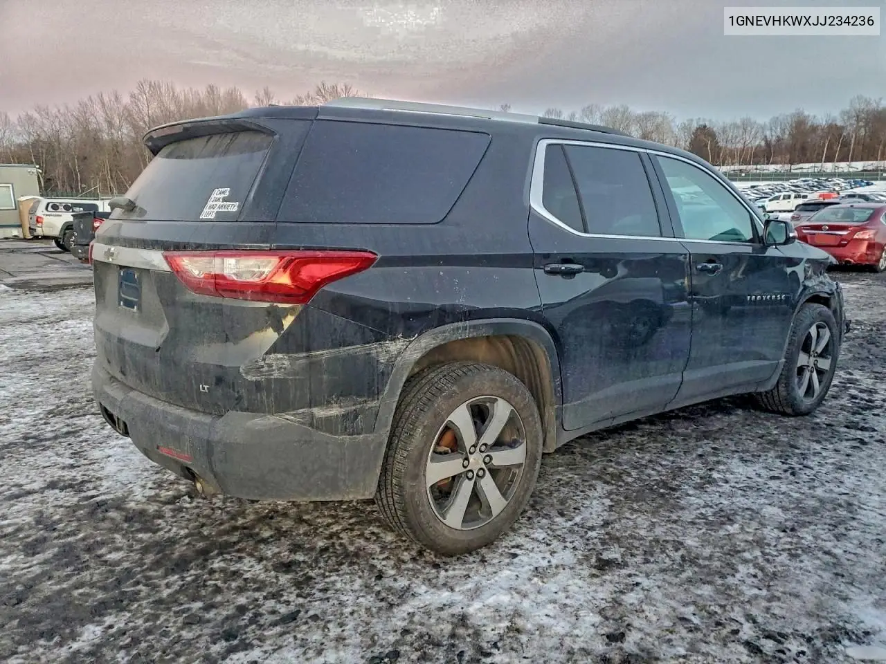 1GNEVHKWXJJ234236 2018 Chevrolet Traverse Lt