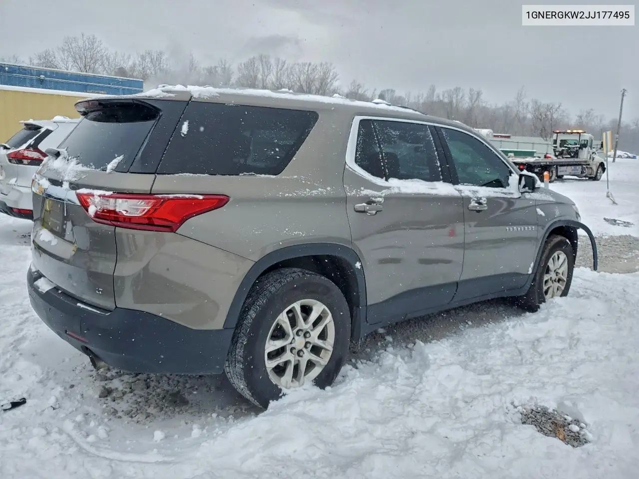 1GNERGKW2JJ177495 2018 Chevrolet Traverse Lt