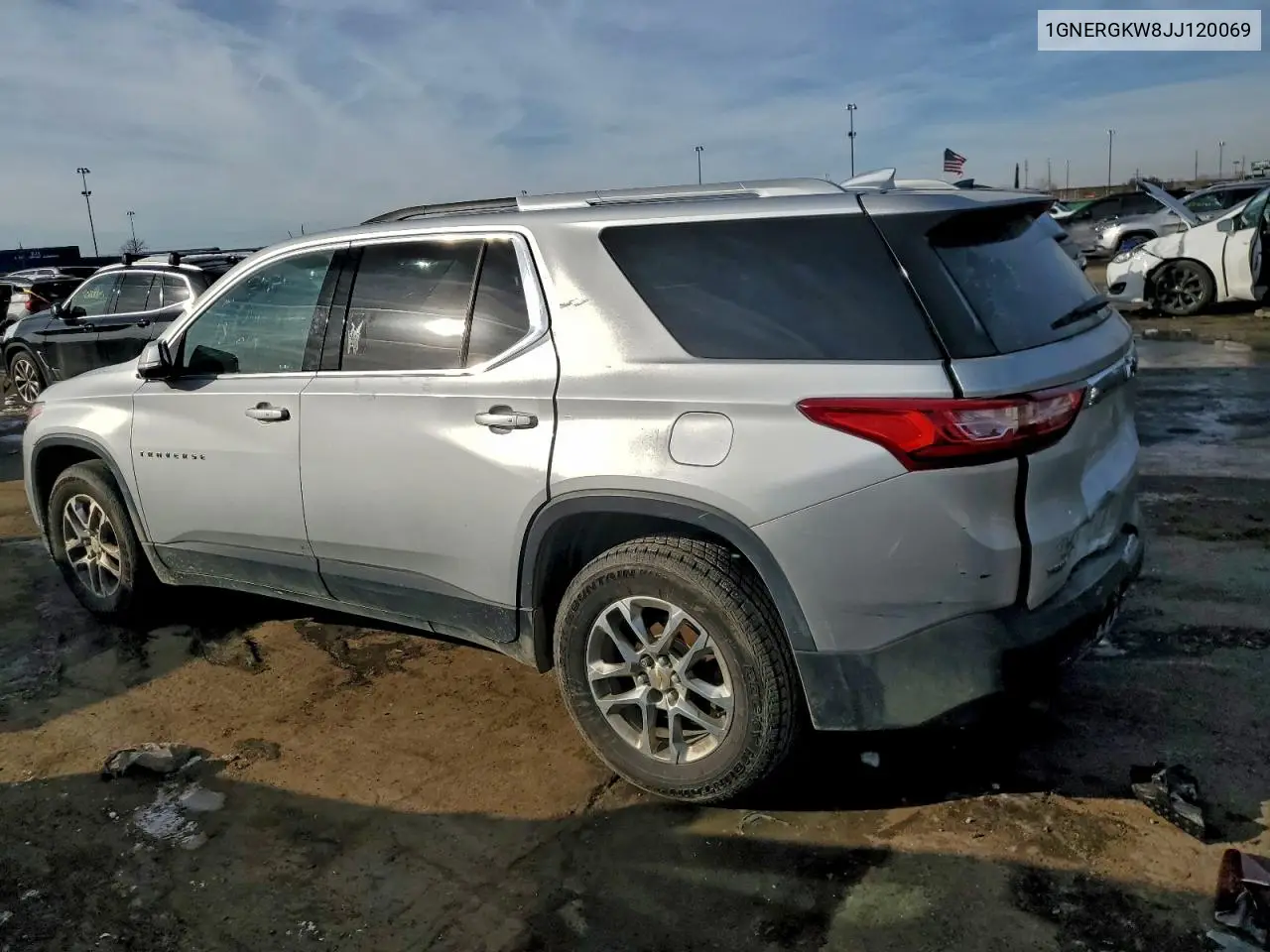 1GNERGKW8JJ120069 2018 Chevrolet Traverse Lt