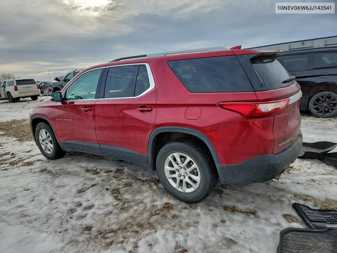 1GNEVGKW6JJ143541 2018 Chevrolet Traverse Lt