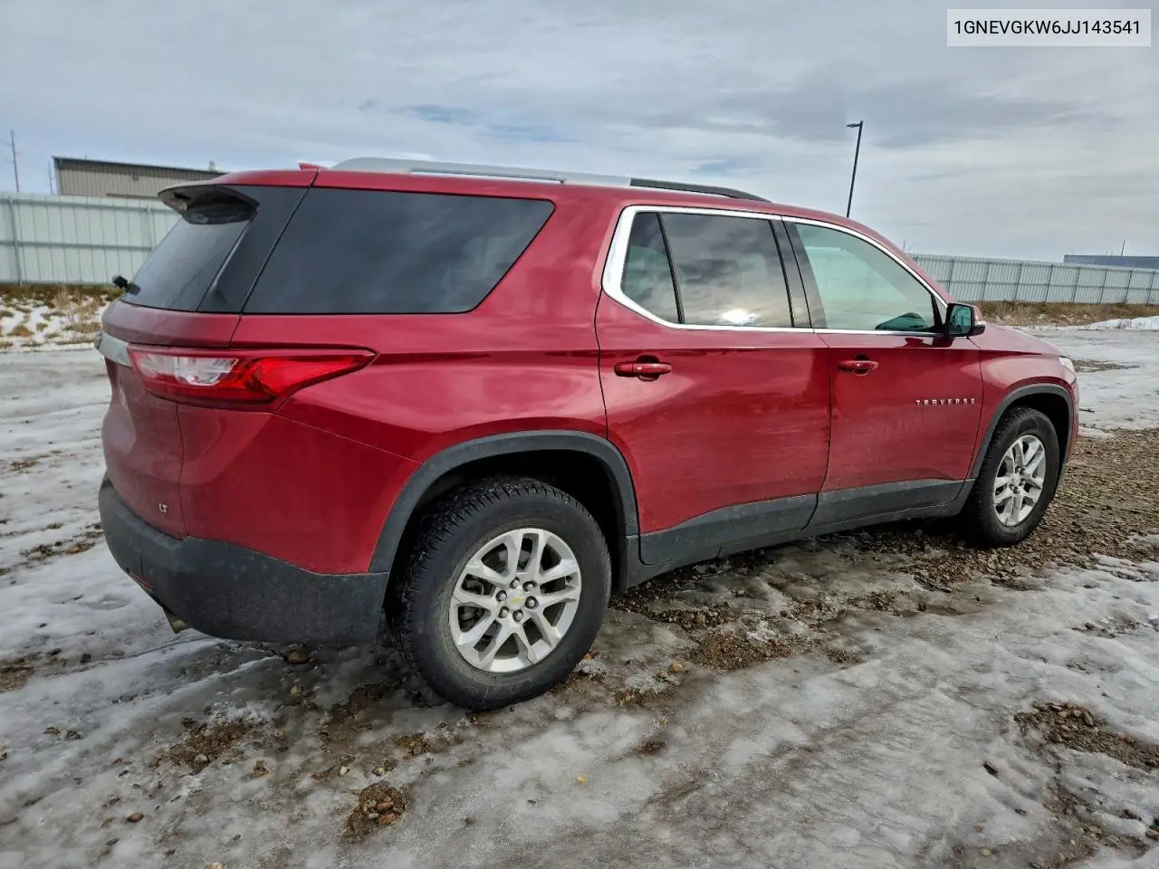 1GNEVGKW6JJ143541 2018 Chevrolet Traverse Lt