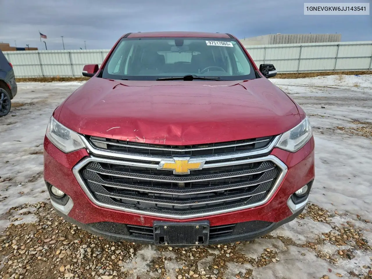 1GNEVGKW6JJ143541 2018 Chevrolet Traverse Lt