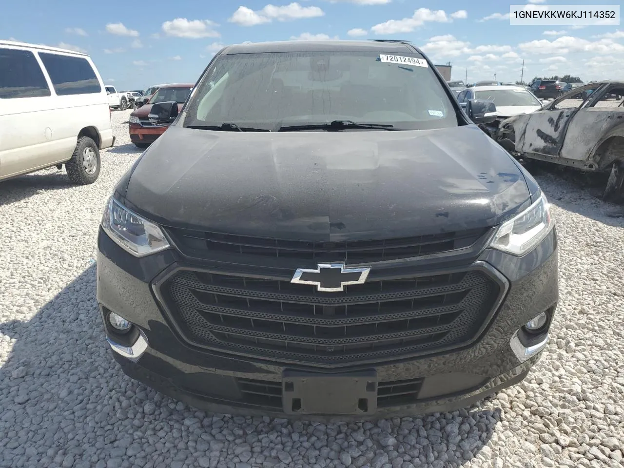 1GNEVKKW6KJ114352 2019 Chevrolet Traverse Premier