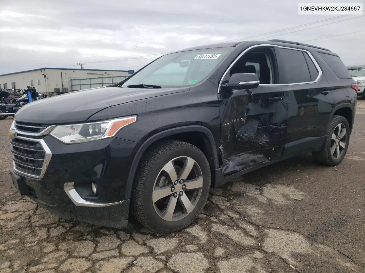 1GNEVHKW2KJ234667 2019 Chevrolet Traverse Lt