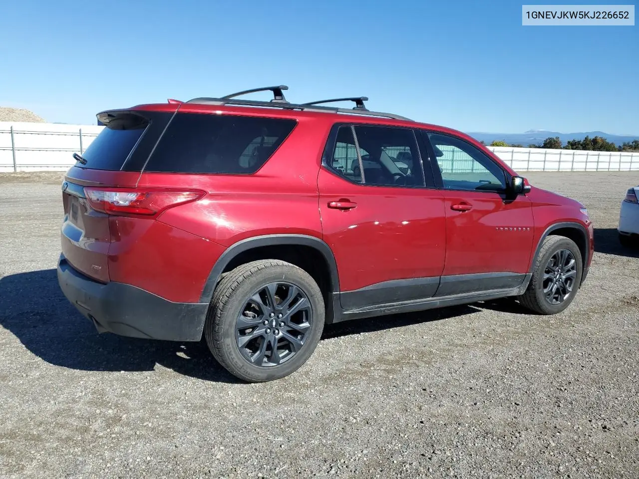 1GNEVJKW5KJ226652 2019 Chevrolet Traverse High Country
