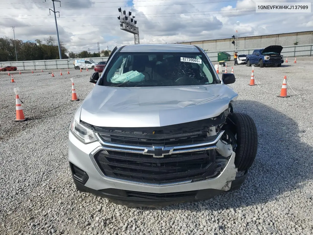 1GNEVFKW4KJ137989 2019 Chevrolet Traverse Ls