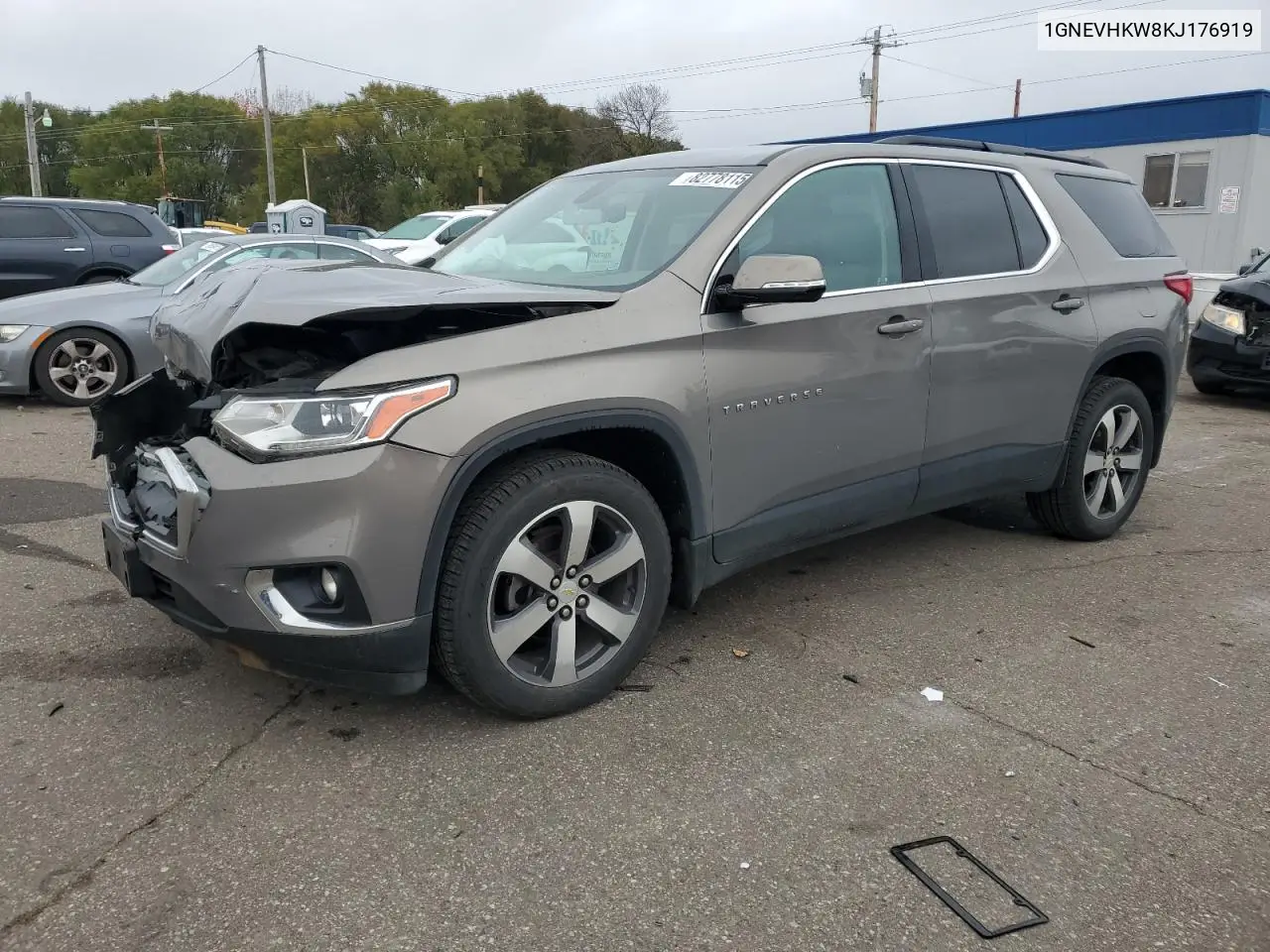 1GNEVHKW8KJ176919 2019 Chevrolet Traverse Lt