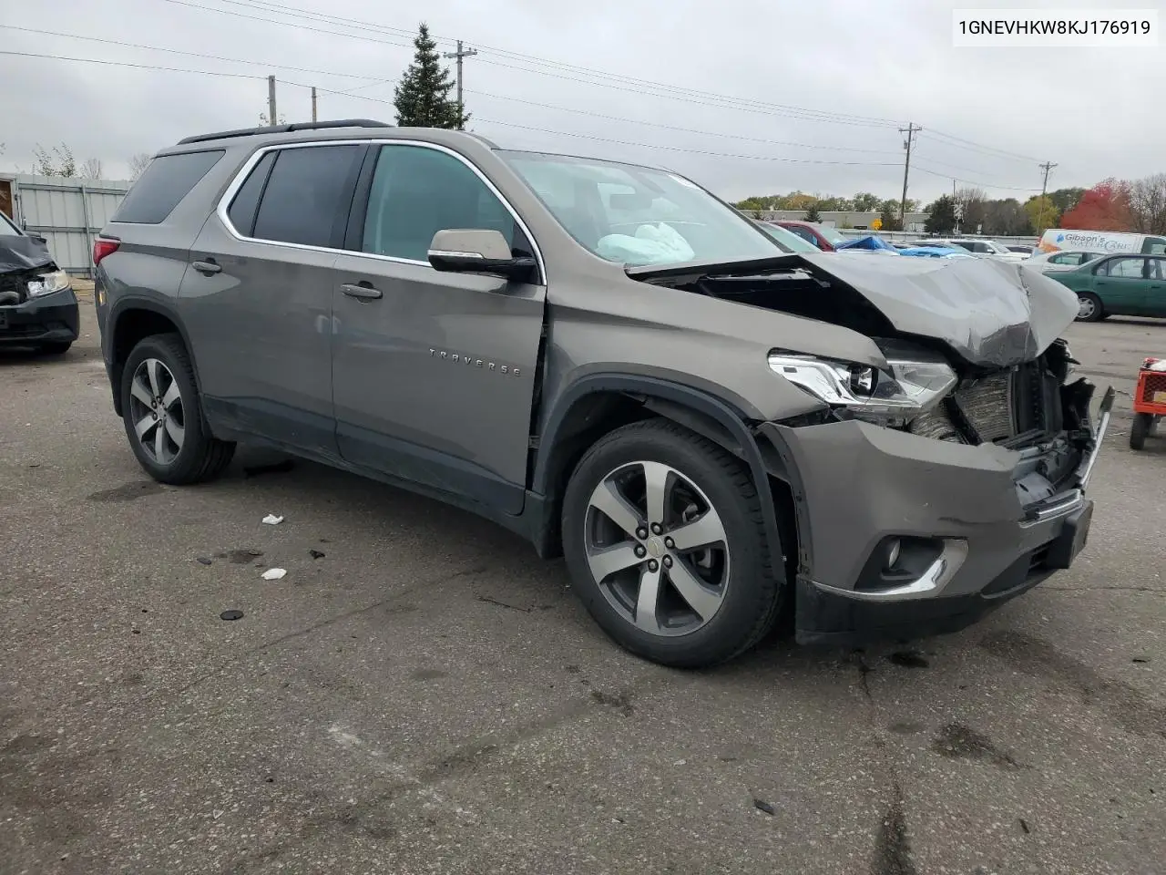 1GNEVHKW8KJ176919 2019 Chevrolet Traverse Lt
