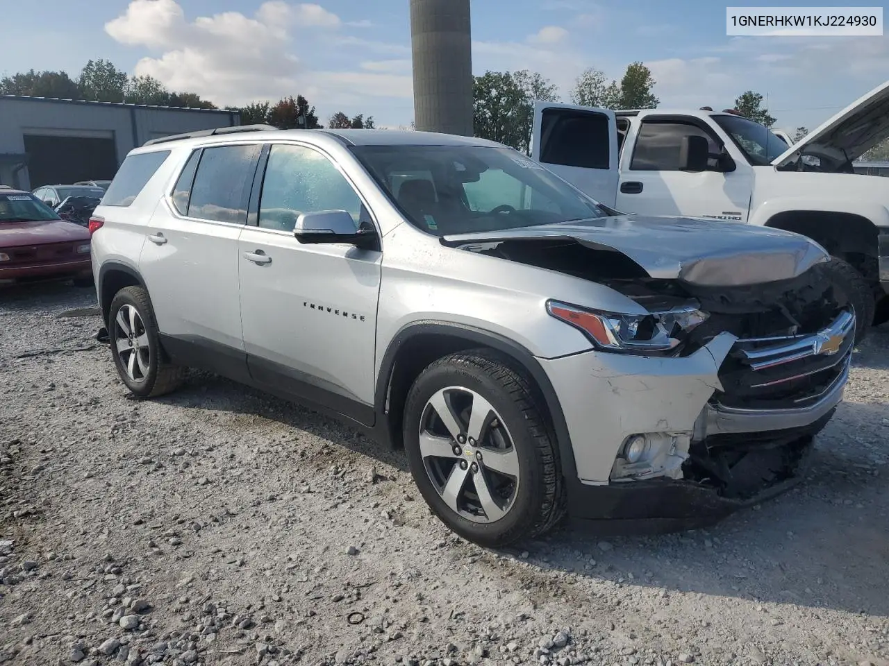 1GNERHKW1KJ224930 2019 Chevrolet Traverse Lt