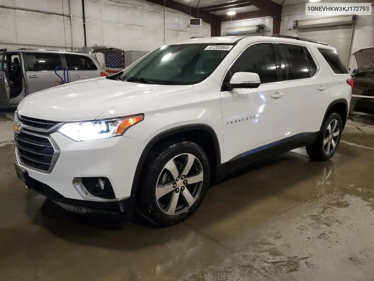 1GNEVHKW3KJ172793 2019 Chevrolet Traverse Lt