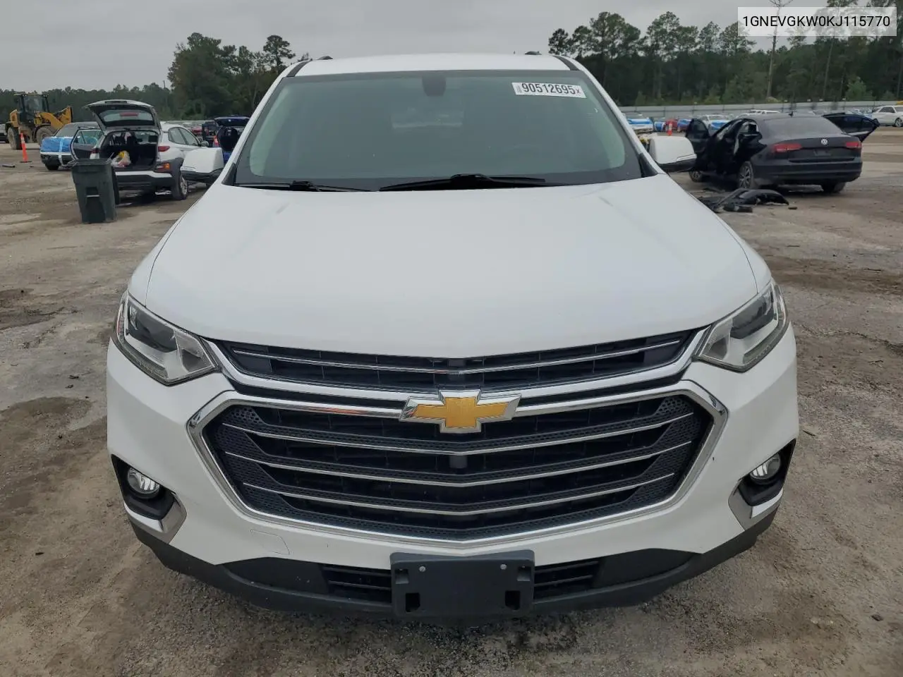 1GNEVGKW0KJ115770 2019 Chevrolet Traverse Lt