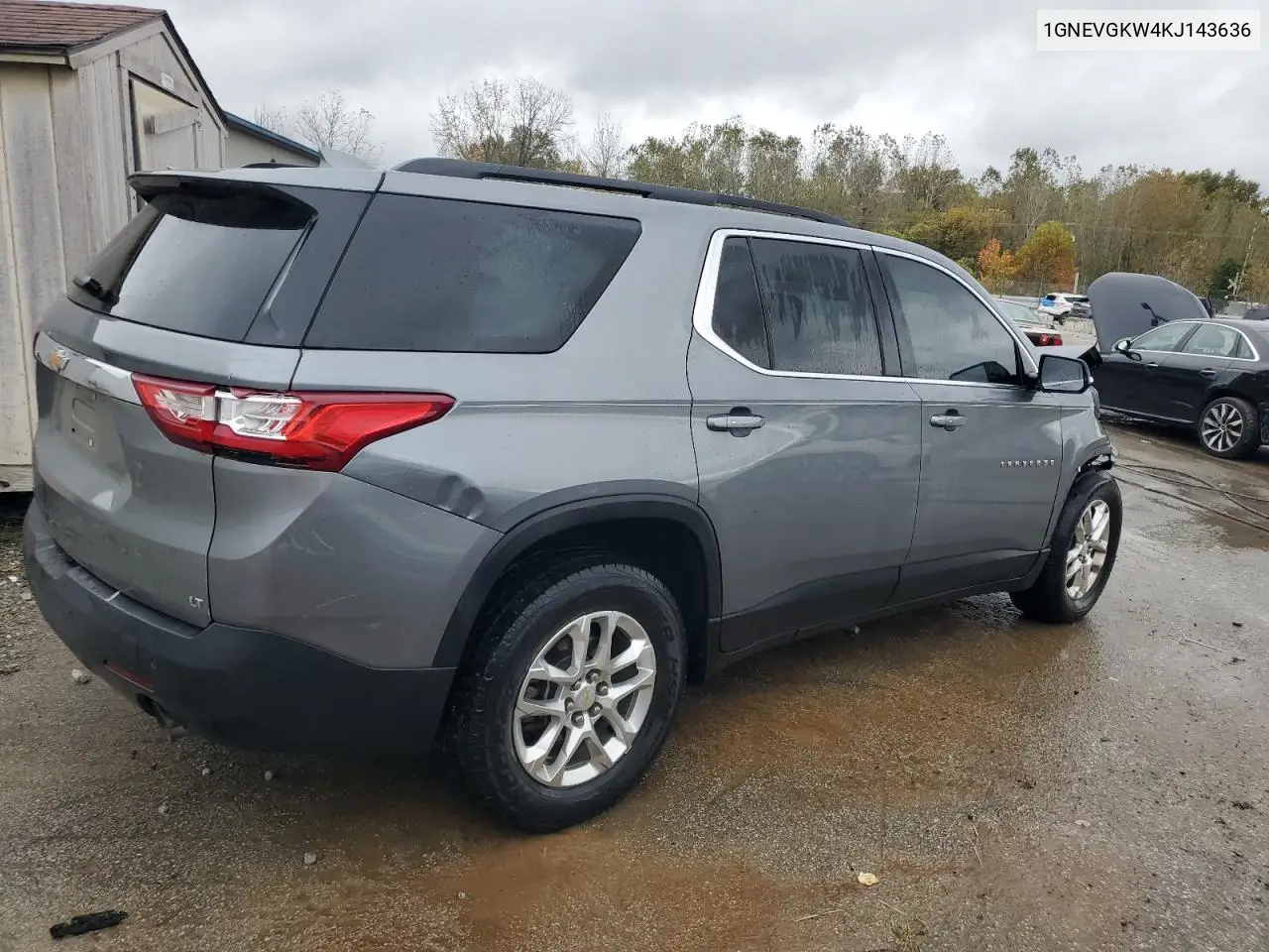 1GNEVGKW4KJ143636 2019 Chevrolet Traverse Lt