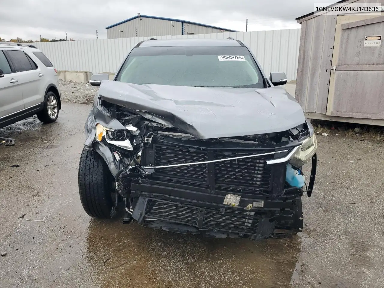 1GNEVGKW4KJ143636 2019 Chevrolet Traverse Lt