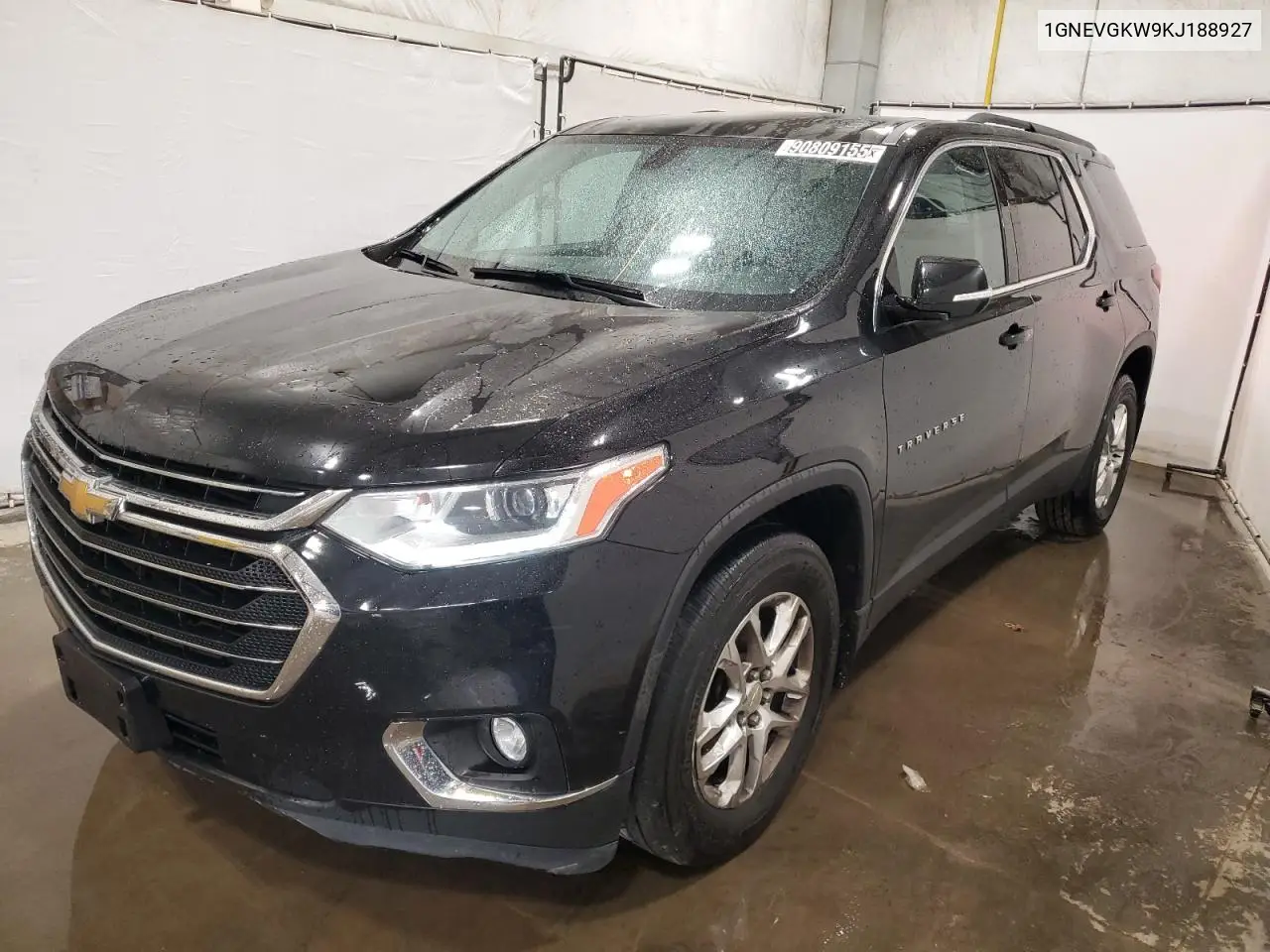 1GNEVGKW9KJ188927 2019 Chevrolet Traverse Lt