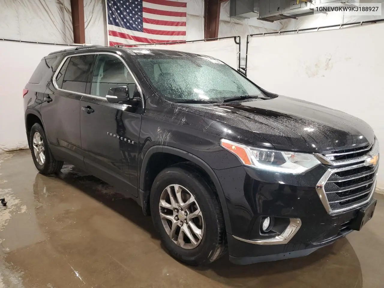 1GNEVGKW9KJ188927 2019 Chevrolet Traverse Lt