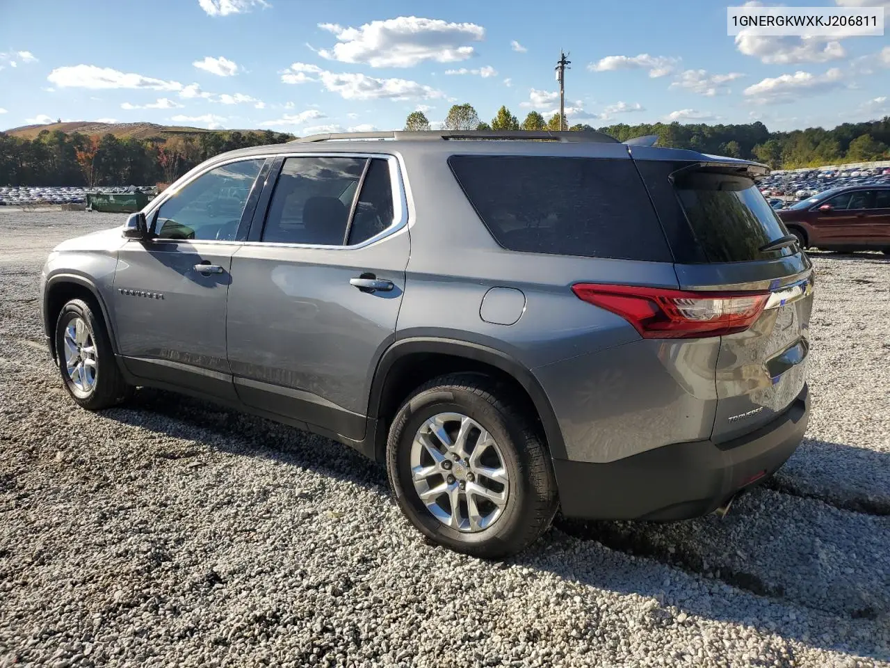 1GNERGKWXKJ206811 2019 Chevrolet Traverse Lt