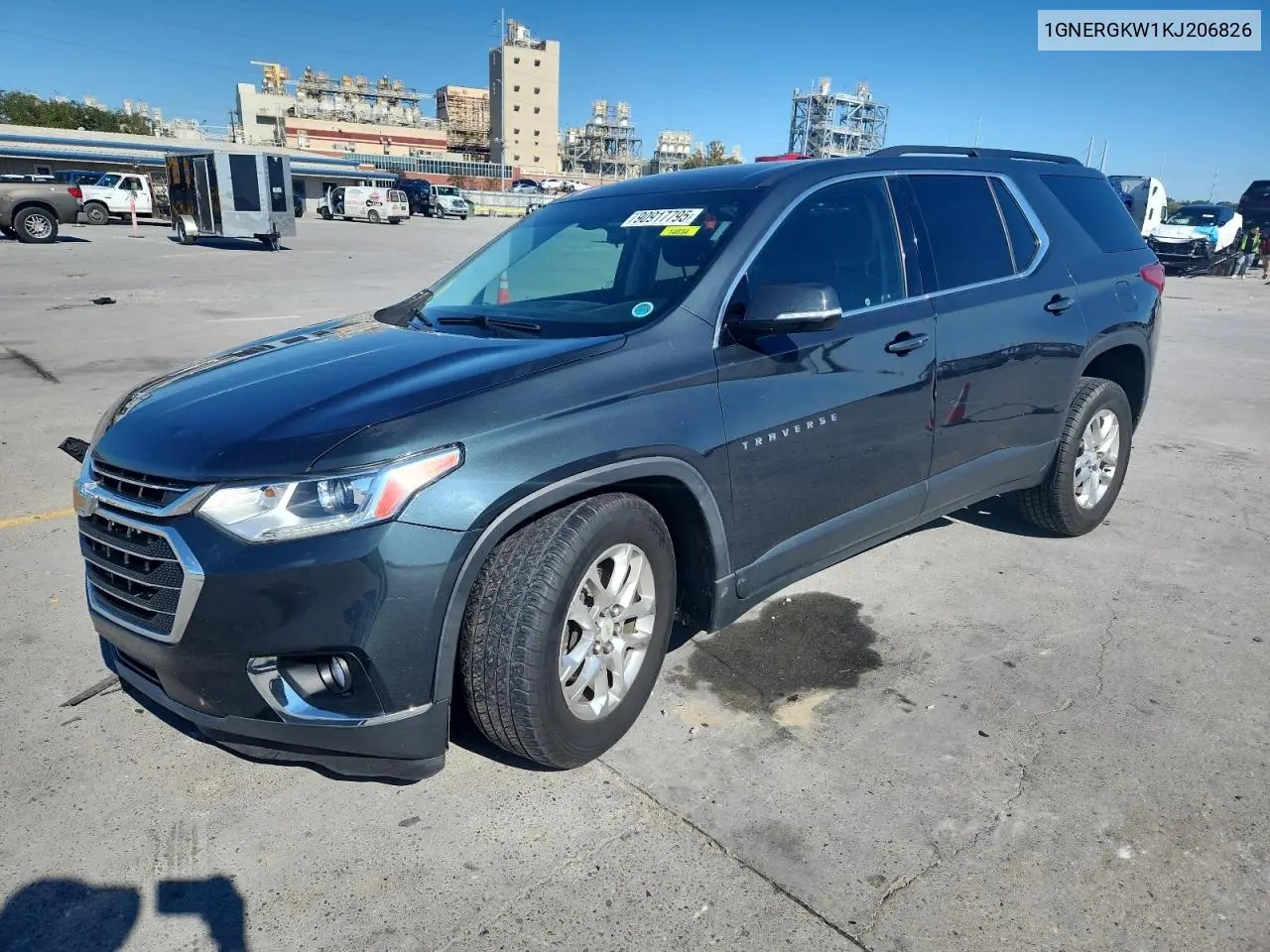 1GNERGKW1KJ206826 2019 Chevrolet Traverse Lt