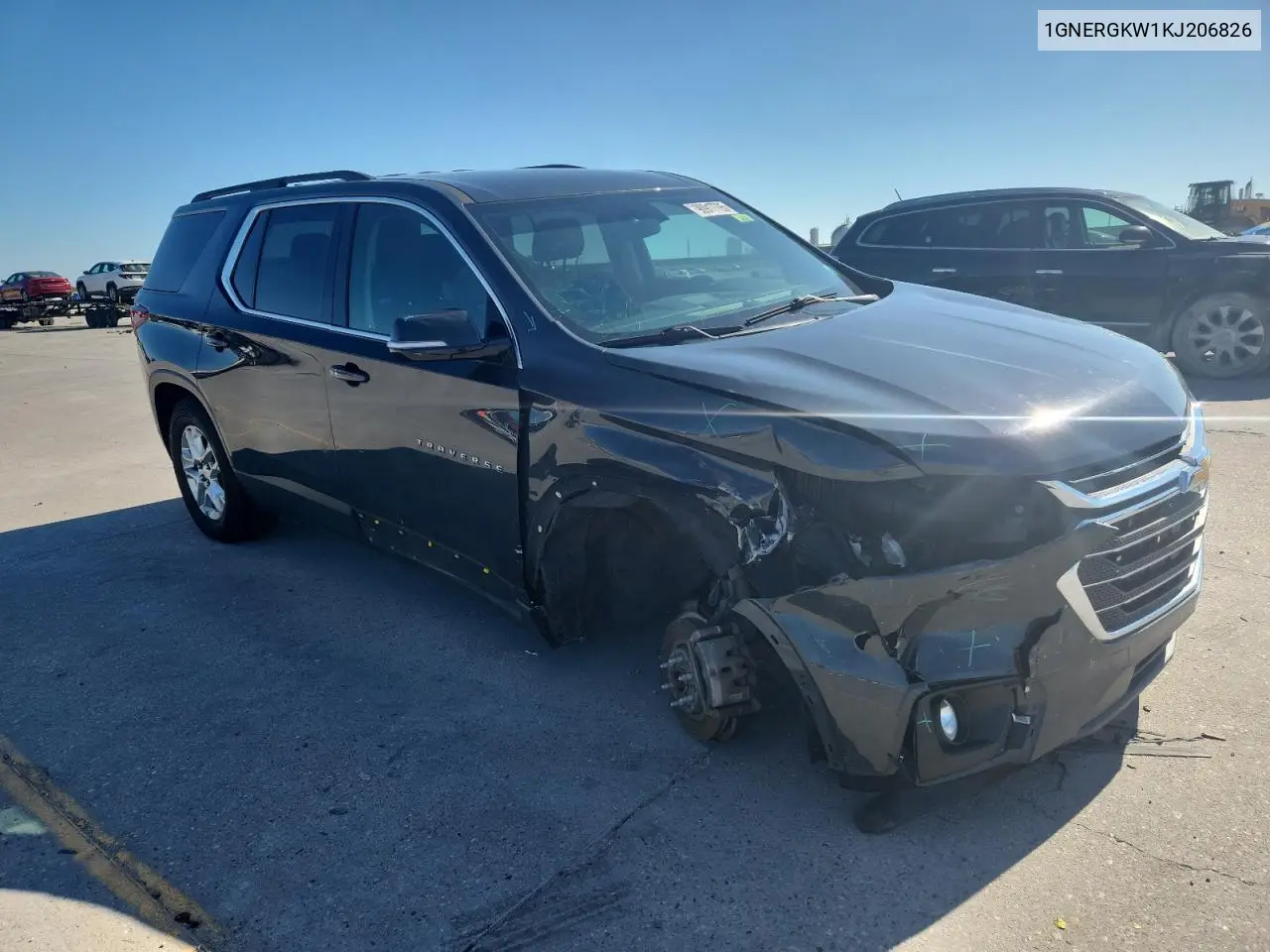 1GNERGKW1KJ206826 2019 Chevrolet Traverse Lt
