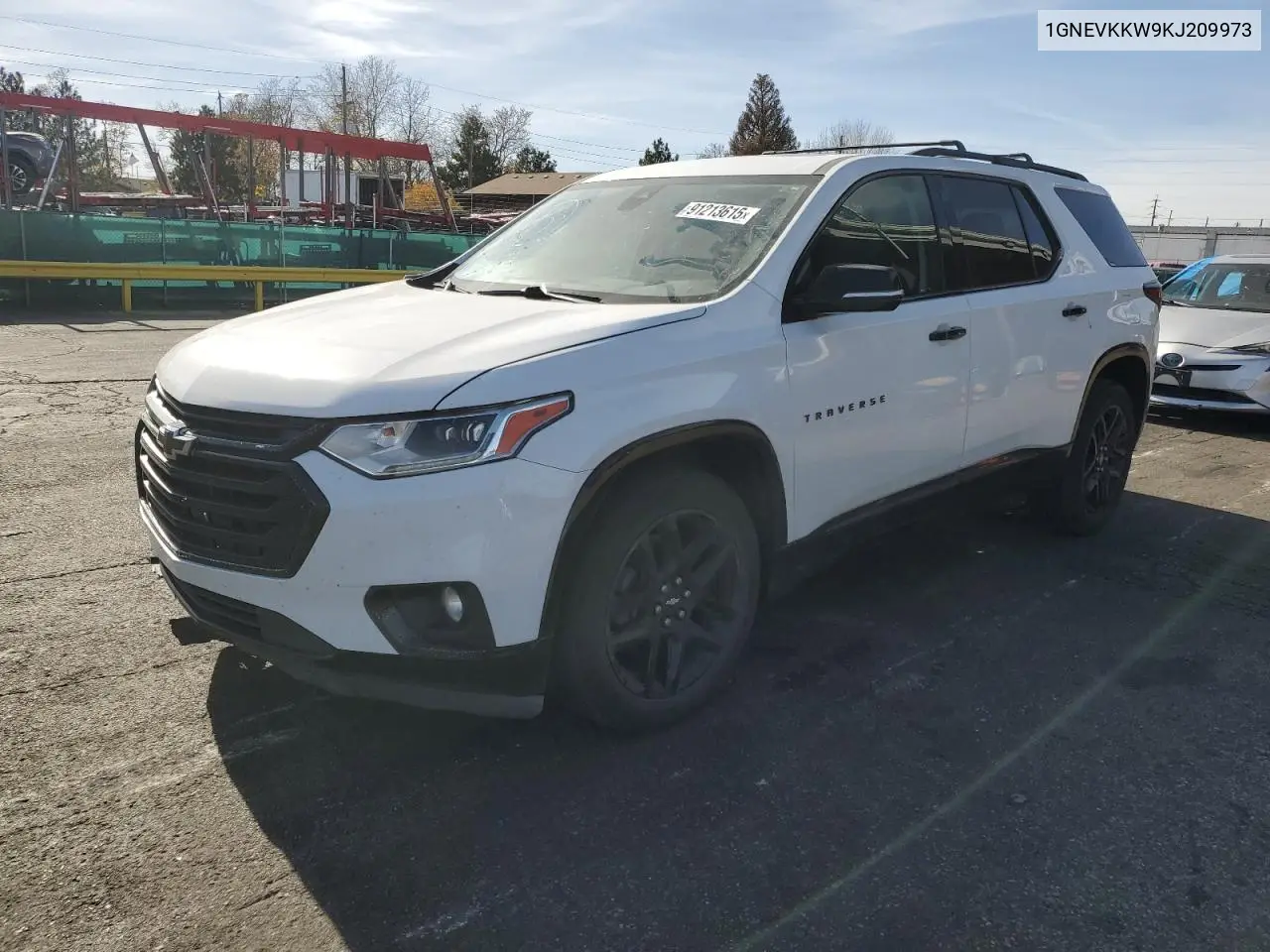 1GNEVKKW9KJ209973 2019 Chevrolet Traverse Premier