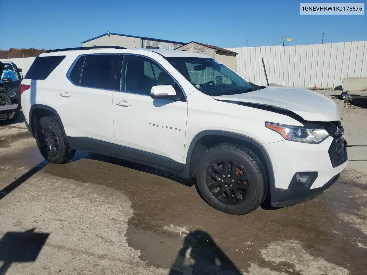 1GNEVHKW1KJ175675 2019 Chevrolet Traverse Lt