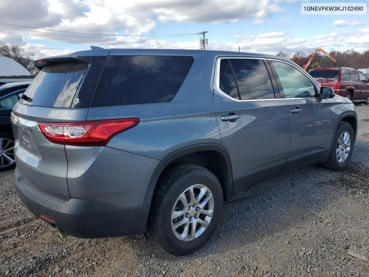 1GNEVFKW3KJ102490 2019 Chevrolet Traverse Ls