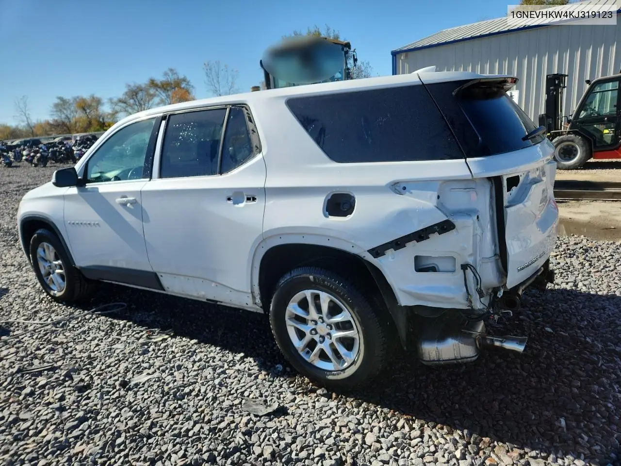 1GNEVHKW4KJ319123 2019 Chevrolet Traverse Lt