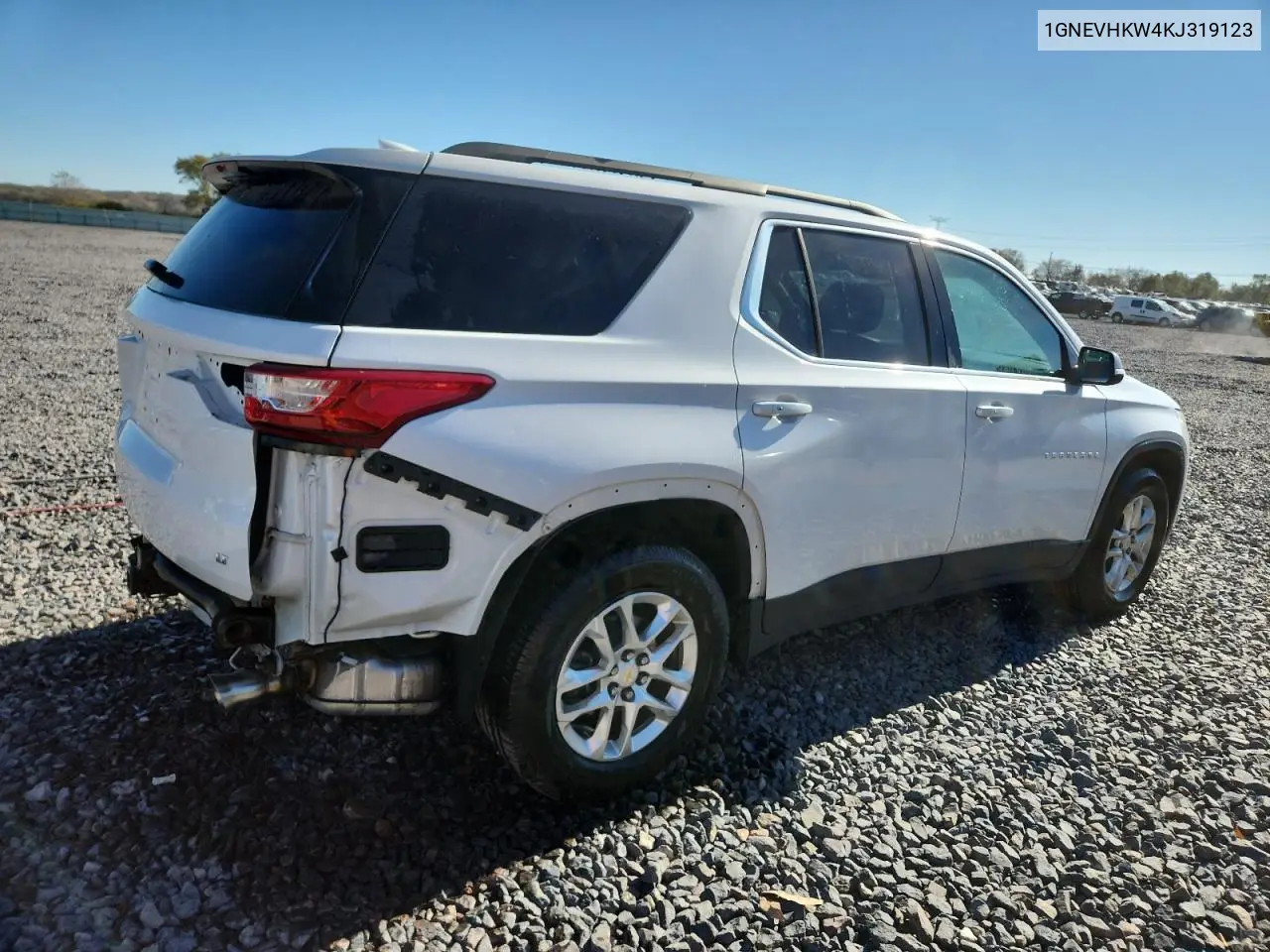 1GNEVHKW4KJ319123 2019 Chevrolet Traverse Lt