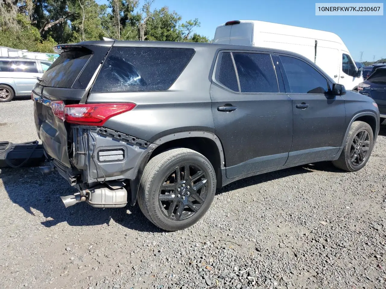 1GNERFKW7KJ230607 2019 Chevrolet Traverse Ls