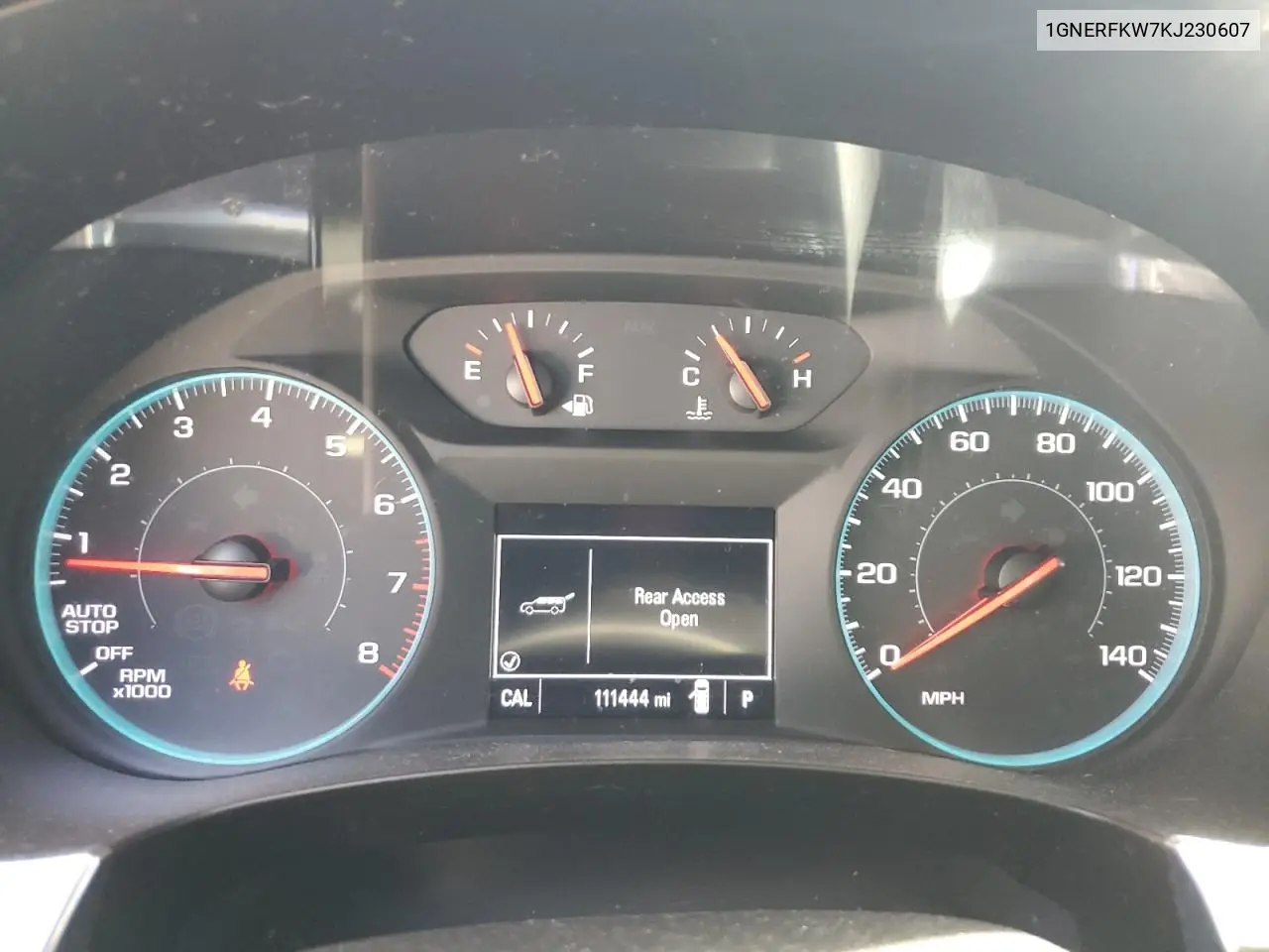 1GNERFKW7KJ230607 2019 Chevrolet Traverse Ls