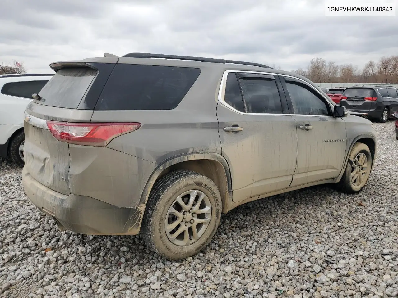 1GNEVHKW8KJ140843 2019 Chevrolet Traverse Lt