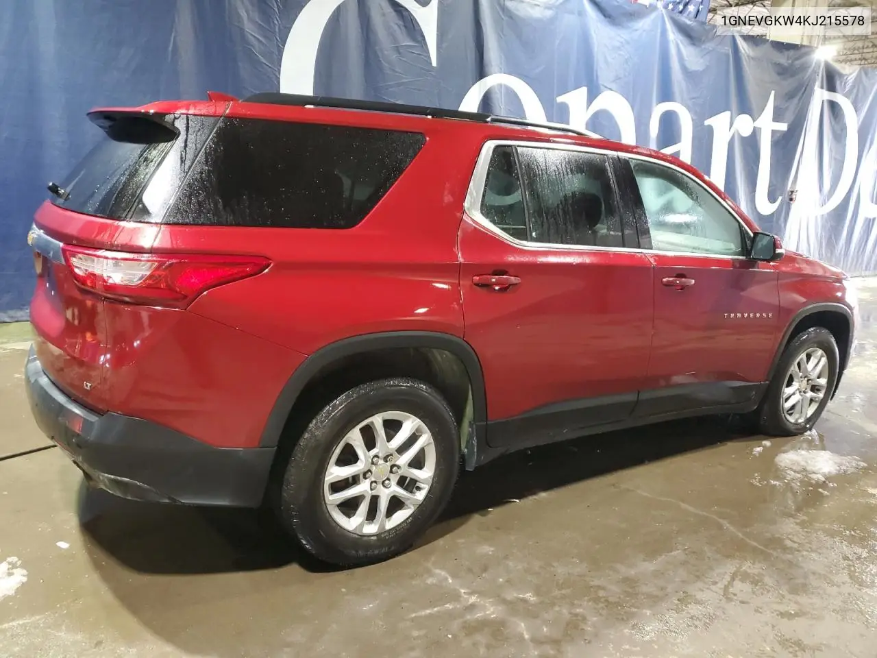 1GNEVGKW4KJ215578 2019 Chevrolet Traverse Lt