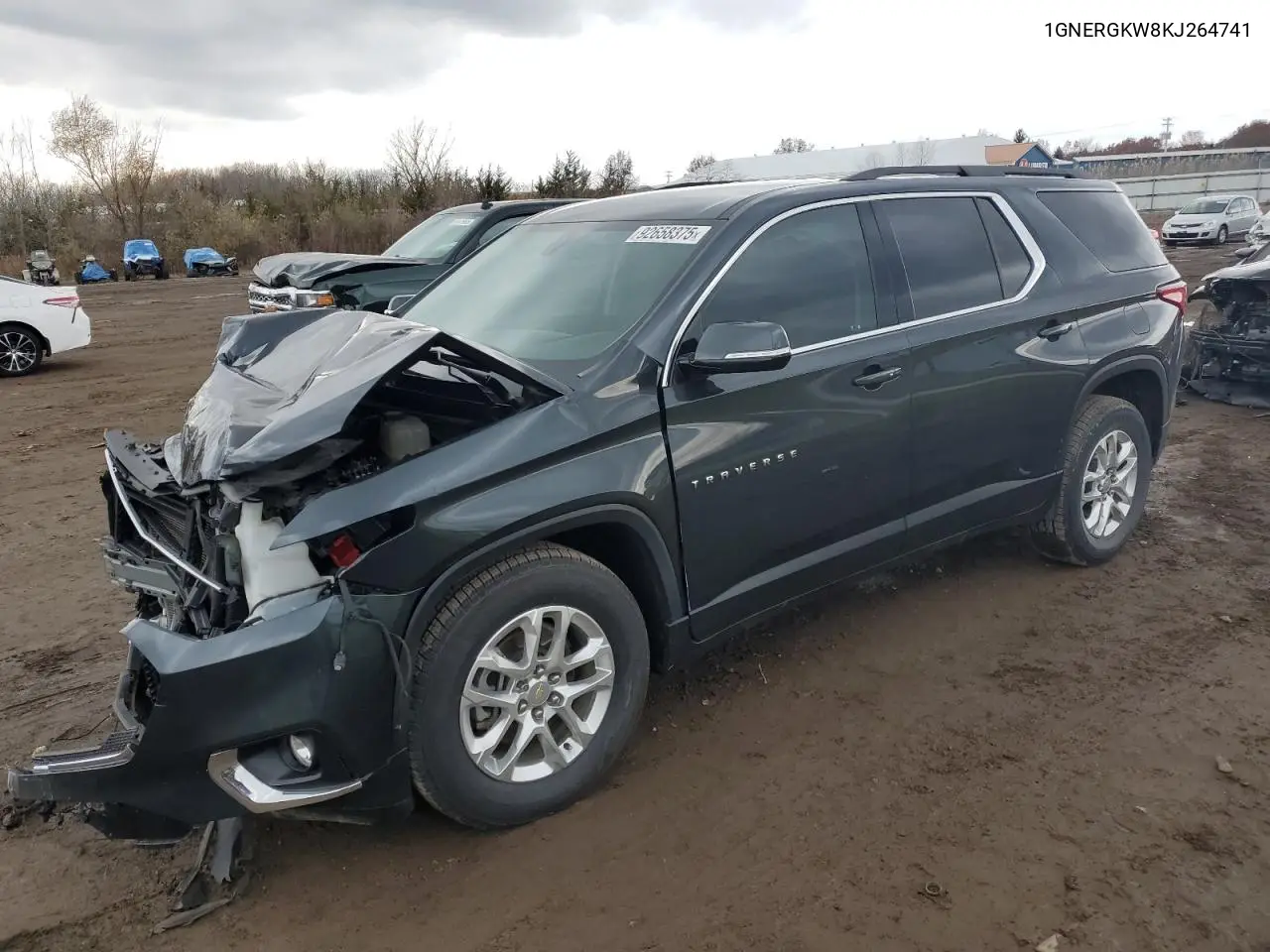 1GNERGKW8KJ264741 2019 Chevrolet Traverse Lt