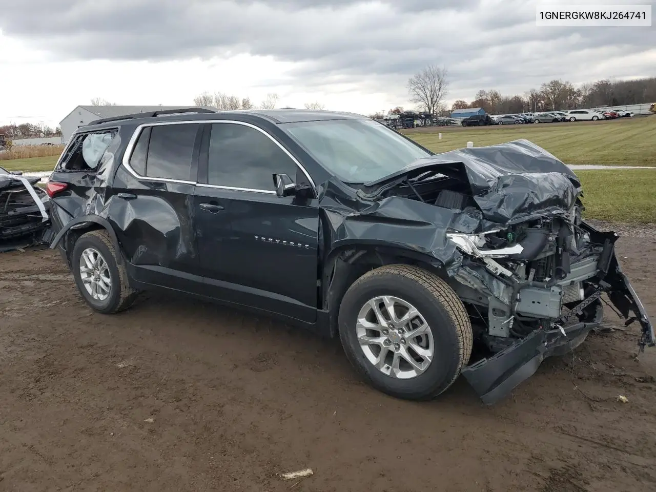 1GNERGKW8KJ264741 2019 Chevrolet Traverse Lt