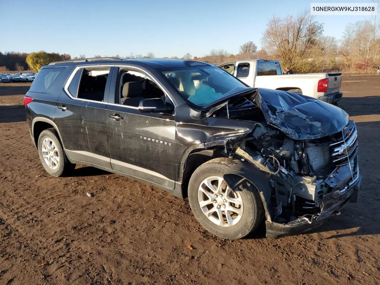 1GNERGKW9KJ318628 2019 Chevrolet Traverse Lt