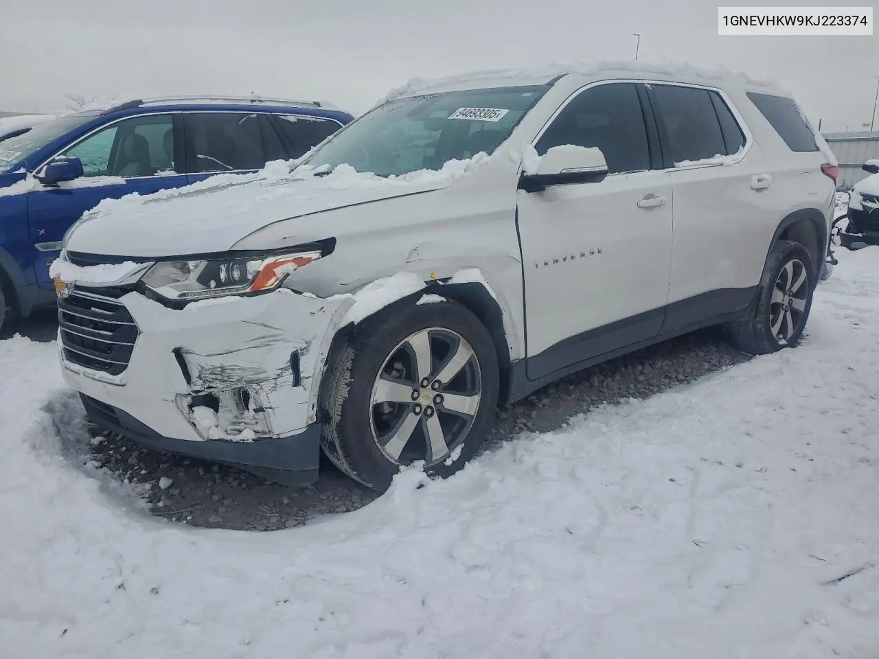 1GNEVHKW9KJ223374 2019 Chevrolet Traverse Lt