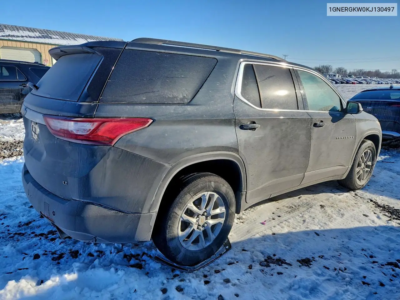1GNERGKW0KJ130497 2019 Chevrolet Traverse Lt