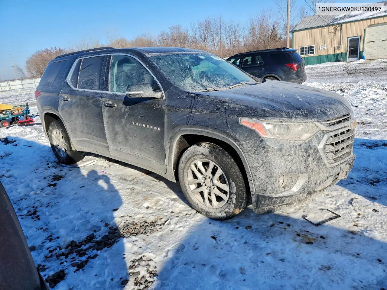 1GNERGKW0KJ130497 2019 Chevrolet Traverse Lt