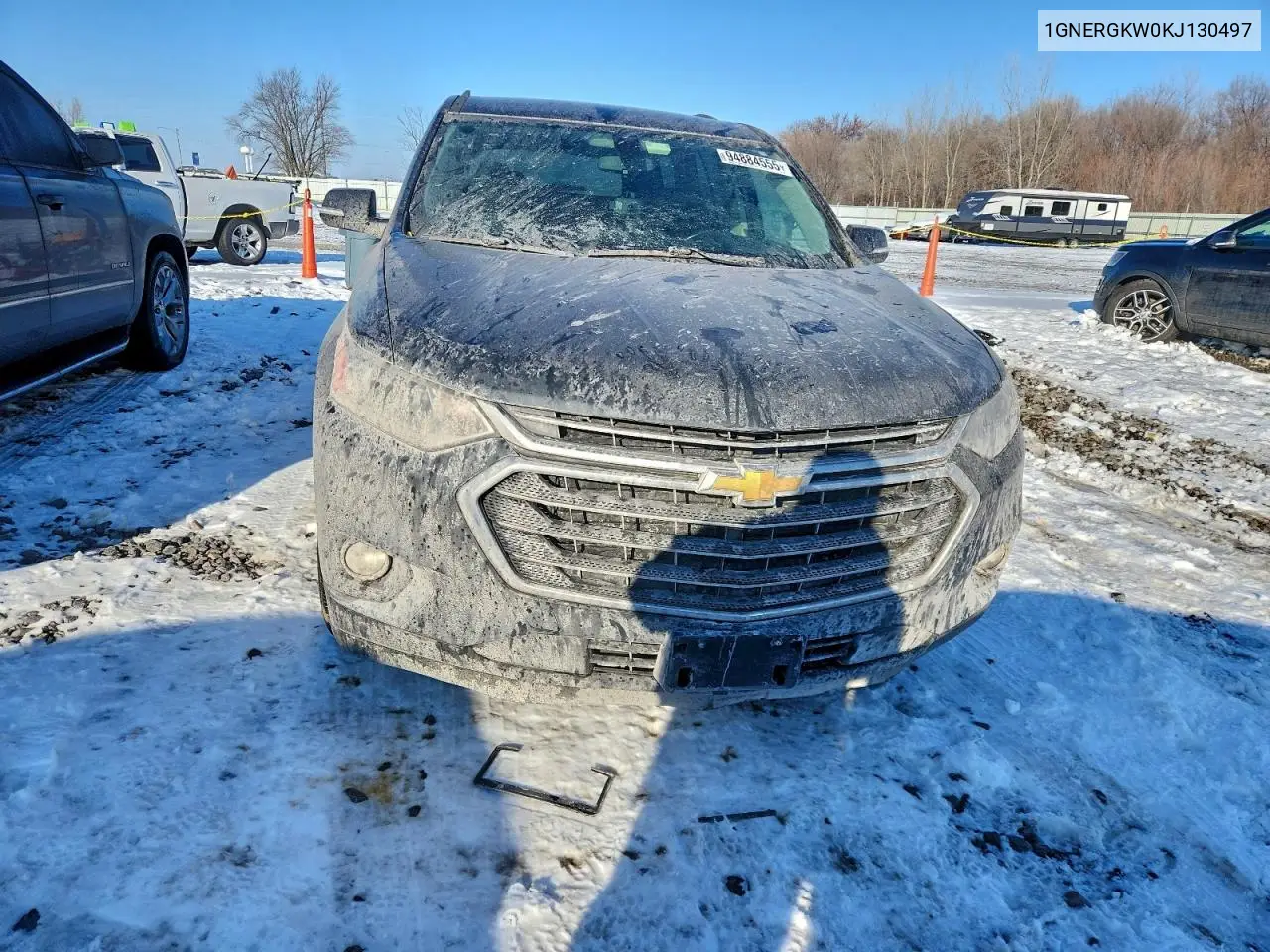 1GNERGKW0KJ130497 2019 Chevrolet Traverse Lt