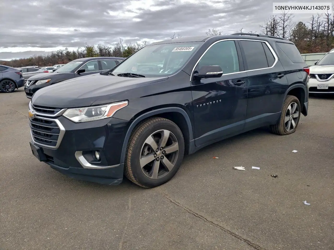 1GNEVHKW4KJ143075 2019 Chevrolet Traverse Lt