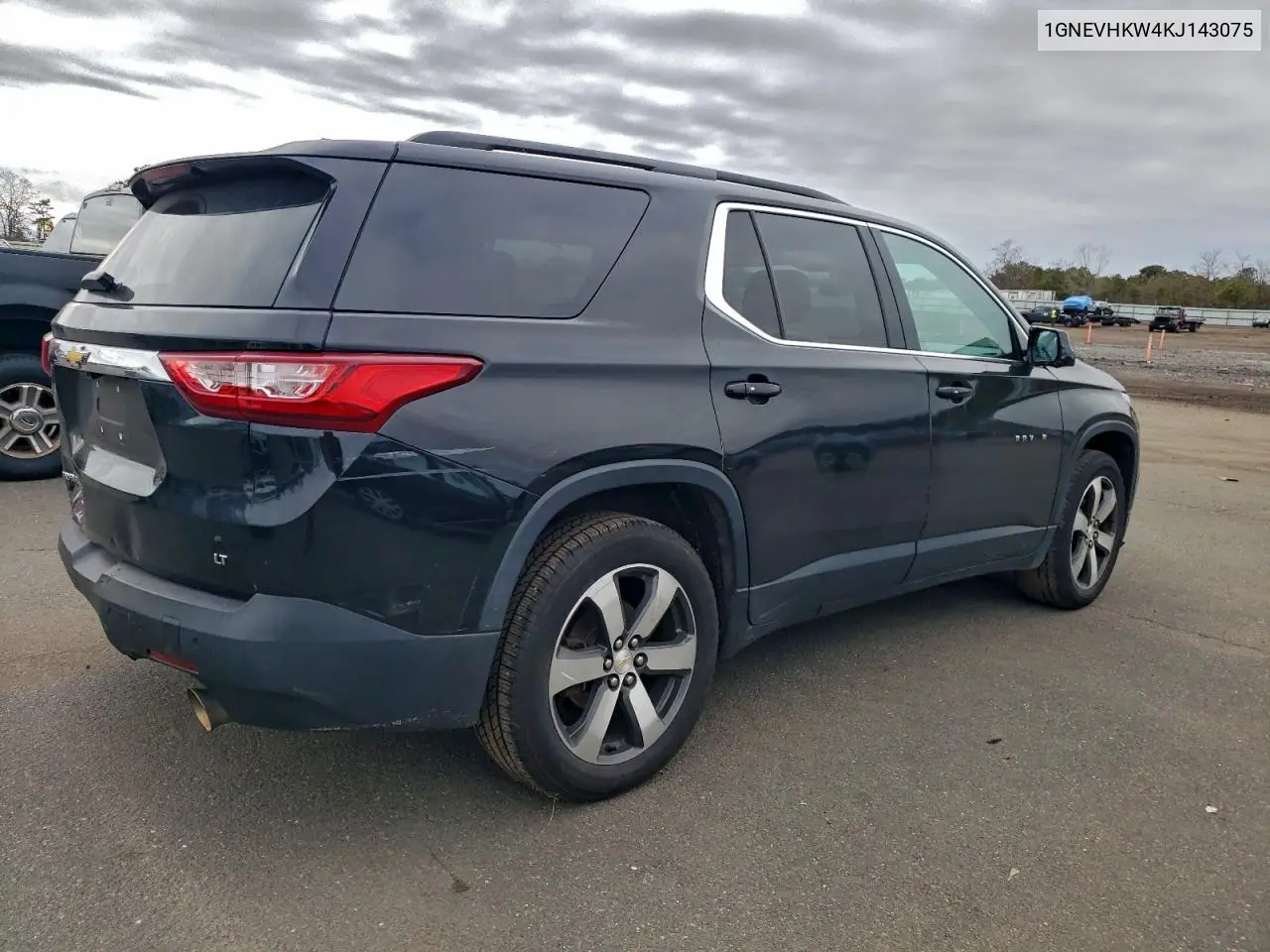 1GNEVHKW4KJ143075 2019 Chevrolet Traverse Lt